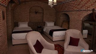 نمای اتاق هتل سنتی خانه بهروزی قزوین